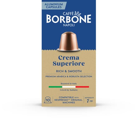 Cafe Borbone Crema Superiore - Geschikt voor Nespresso - 10 cups