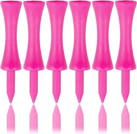 Golf Tees 57mm - Plastic - Kasteelontwerp - Consistente hoogte en stabiliteit - ShopVlot