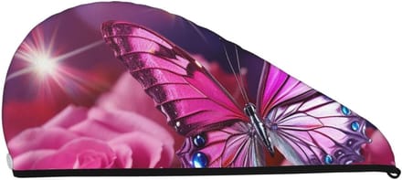 Haar Drogen Cap - Haar Tulband - Snel Haar Drogen - Super Absorberend - 64 x 26 cm - Zwart