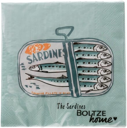 Boltze Home Servetten Sardine 16,5x3cm