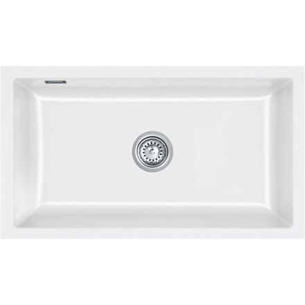 Systemceram Keradomo Mera 80 F/o sink for flush installation with eccentric actuation, without tap hole 517002-12