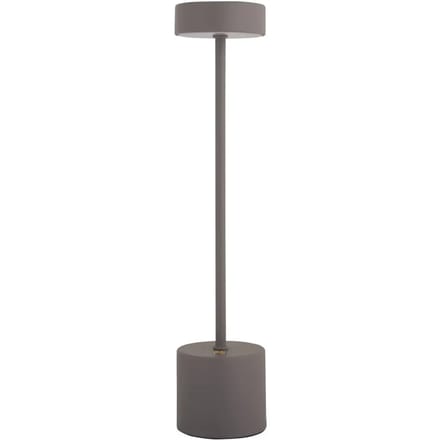 Leitmotiv Tafellamp Ganar Led - Grijs - 8x8x37.5cm - Modern