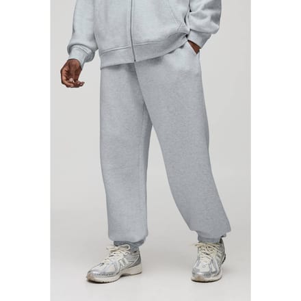 Tall Essential Oversized Joggers | Grey Marl | Size Medium