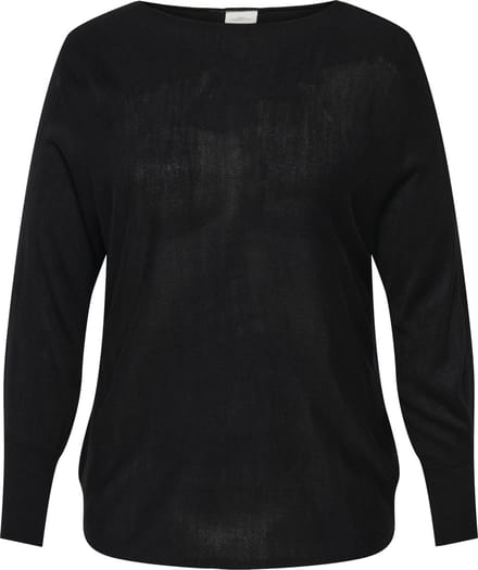 ONLY CARMAKOMA - CARAIDA L/S BOATNECK PULLOVER KNT - Dames - Gebreide truien