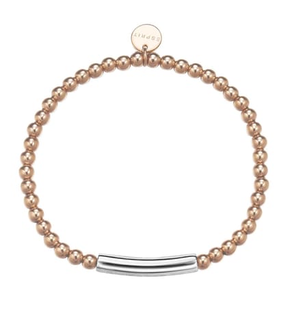 Esprit  Rekarmband - Staal - Rosékleurig - 17 cm