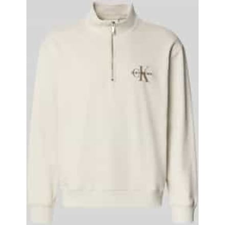 Sweatshirt met opstaande kraag