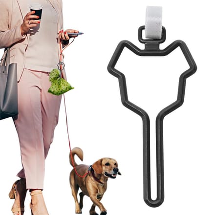 Support Sac à Déjections Canines Fournitures pour Animaux de Compagnie Solide Durable Distributeur Corde de Traction pour Chien intense