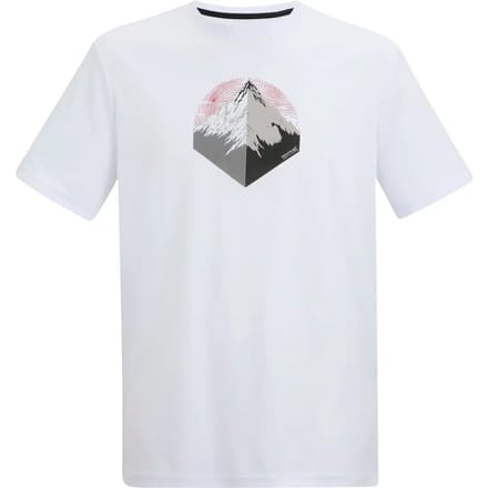 Heren Fingal T-shirt met korte mouwen en gemêleerde print