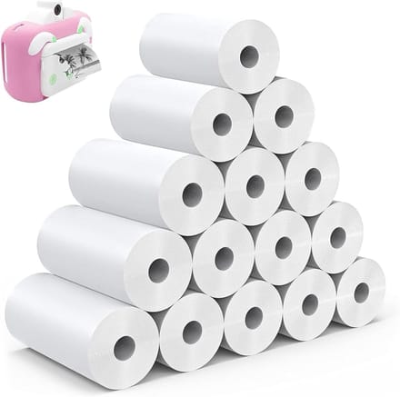 15 Rol Thermisch Papier voor Kindercamera's - Instant Camera Papier - 57 mm x 25 mm - 4,5 m