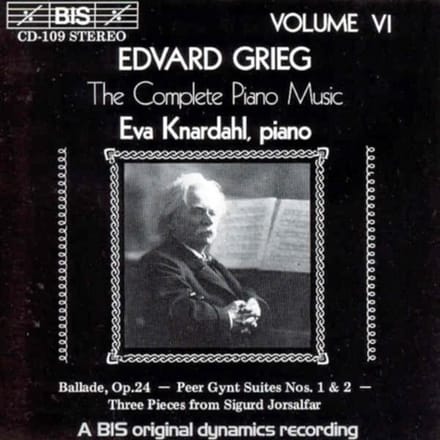 Eva Knardahl - Grieg: Ballade In G Minor, Op. 24 | Peer Gynt (CD)