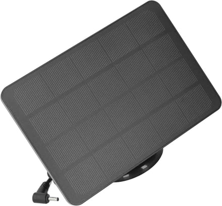 Zonnepaneel Oplader - Draagbaar Zonnepaneel - Camera Voeden - IP65 Waterdicht - 10W Vermogen - Zwart