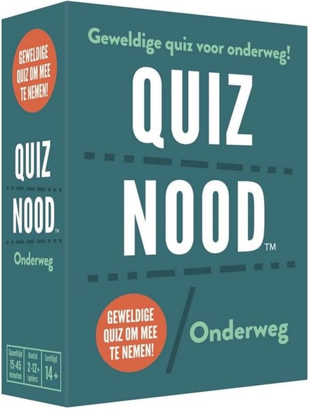 Koelkastpoezie Quiz Nood - Onderweg
