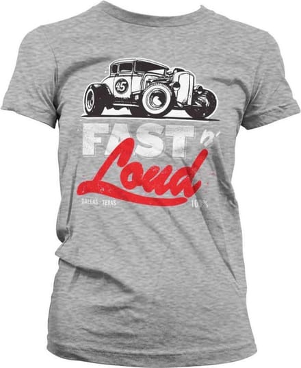 Fast N' Loud Dames Tshirt -XL- Hot Rod Grijs