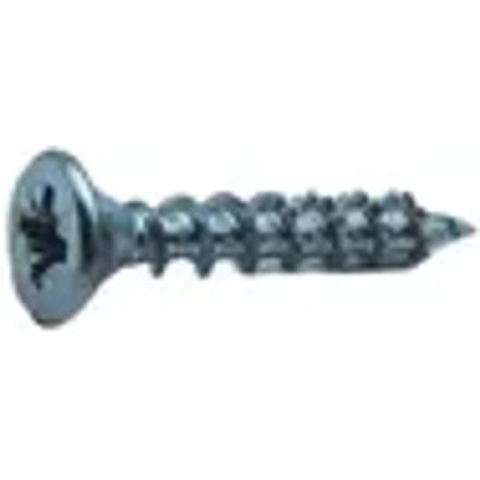 Sencys Universele Schroef Gegalvaniseerd Verzonken Kop Pozi - 4x25mm - 30 Stuks