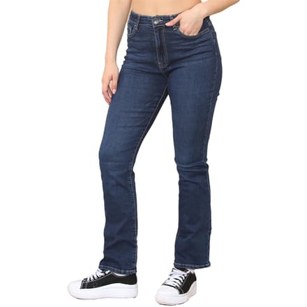 Enzo | Bootcut Jeans voor dames - Blauw