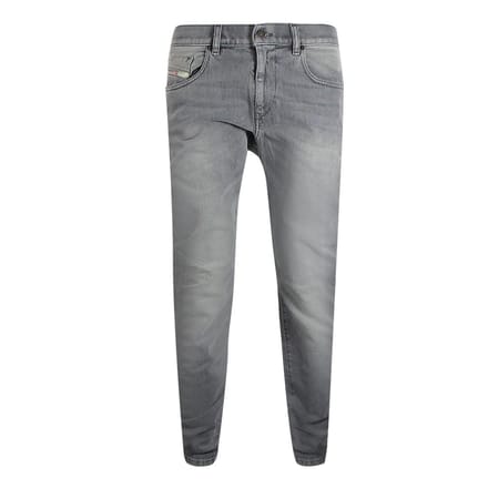 Diesel Heren 2019 D-Strukt-R Katoenen Denim Jeans (Grijs wasgoed)