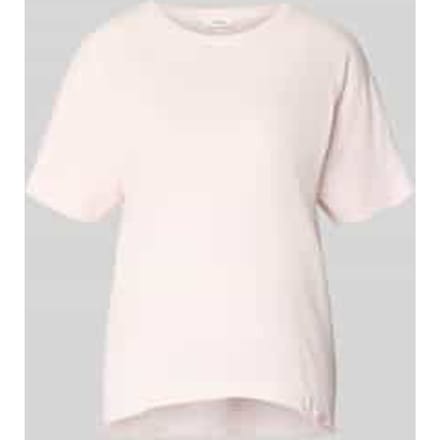 s.Oliver - female - Relaxed T-shirt met kledingstukverf en open zoom