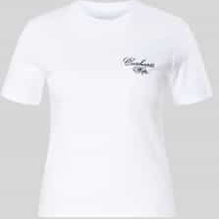 Slim Fit t-shirt van pure katoen model 'Gracious'