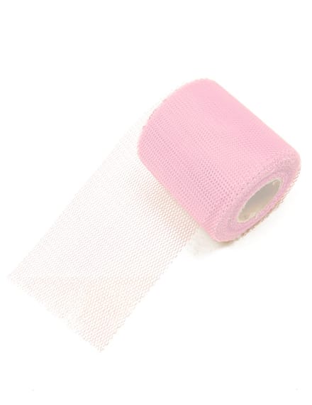 HOBI - Roze tule rol 20 meter breedte 8 cm