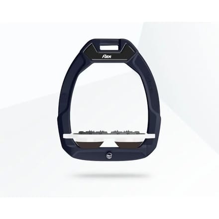Veiligheidsstijgbeugels Plat Ultra Grip Rood/Wit/Bruin Flex-On Safe-On