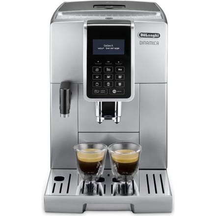 Machine expresso broyeur - De'Longhi - Dinamica - ECAM350.75.S - 6 recettes - Argent