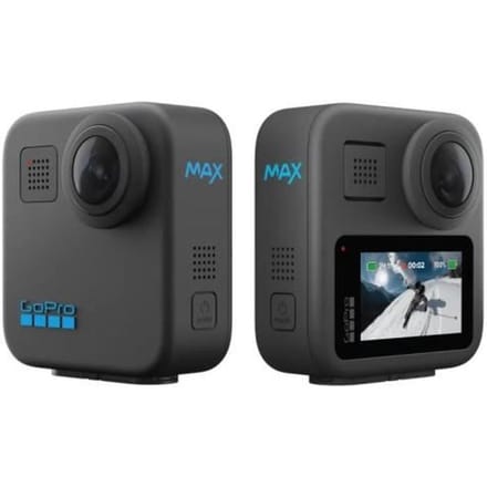 GoPro Max - Caméra d'action numérique 360 ??étanche avec stabilisation, écran tactile et commande vocale incassables - Streaming HD