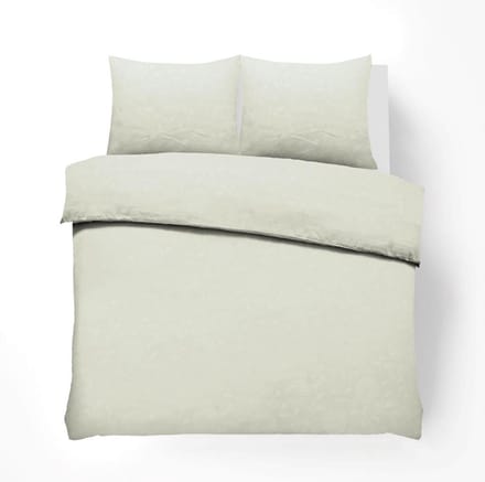 Husch Dekbedovertrek - Embossed Flower - 200x200/220 - Ecru