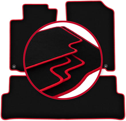 CARLUX-RED automatten voor: Honda CR-V IV SUV (2011-2018)