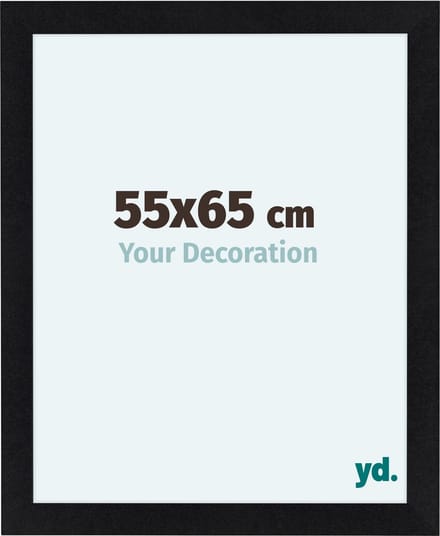 Your Decoration - Fotolijst 55x65 cm - MDF - Zwart Mat - Como