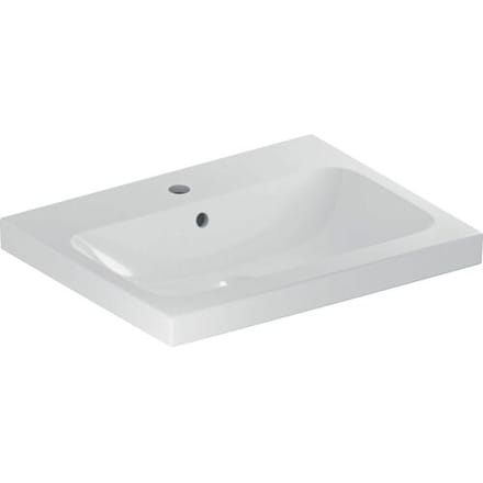 Geberit iCon Countertop washbasin 75 cm with center tap hole and overflow 501.848.00.1