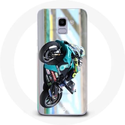 Case voor Samsung Galaxy A6 2018 Valentino Rossi motorrijder