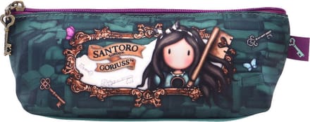 Schoolpennenzak Gorjuss Curiosity Grijs Groen (22.3 x 8.8 x 5.7 cm)