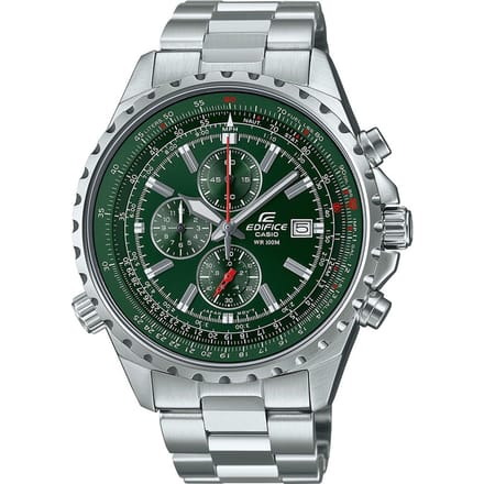 Casio Edifice EF-527D-3AVUEF Herenhorloge 46 mm - Zilverkleurig