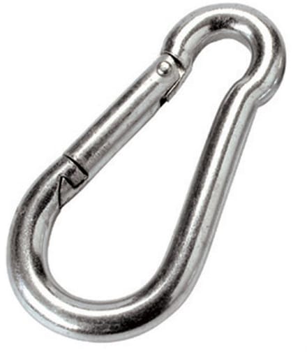Karabijnhaak 60 x 6 mm – Vernikkeld DIN 5299 – TOOLTECH
