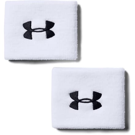 Under Armour Performance WB-WHT Heren Zweetband - Wit - Zwart