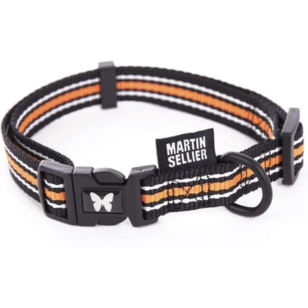 Verstelbare nylon hondenhalsband trio Martin Sellier M