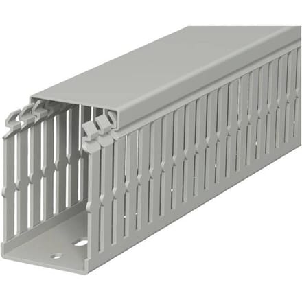 OBO Bettermann 6178424 Kabelgoot (l x b x h) 2000 x 50 x 75 mm 1 stuk(s) Steen-grijs