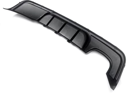 Achterdiffuser Shadow - Geen LED - Gloss Zwart - Auto accessoires - Voor BMW 1 Serie E82 M Sport