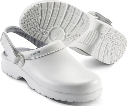SIKA Fusion Clog ESD m. hielriempje OB SRC - 19467 Wit - Wit - 38