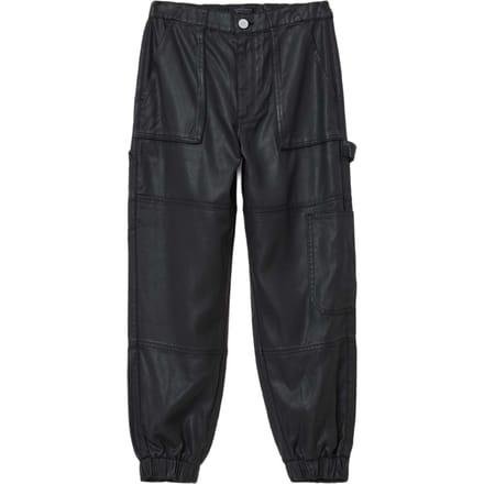AllSaints Mila Denim Trouser Coated Black Taglia: 10 | Pantaloni cargo Outlet | Donna | Blu