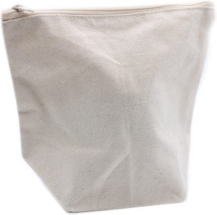 Toilettas van Natuurlijk Katoen - Beige - 285ml - 18cm x 20cm x 10cm