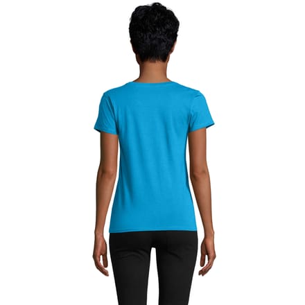 SOLS Dames/Dames Pioneer T-Shirt (Aqua)