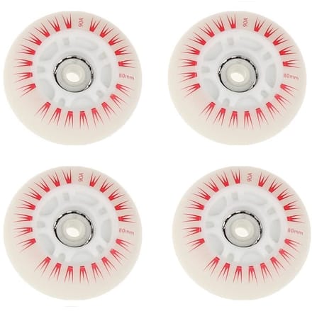 Dailygoods - Set van 4 Inline Rolschaats Wielen met LED Verlichting