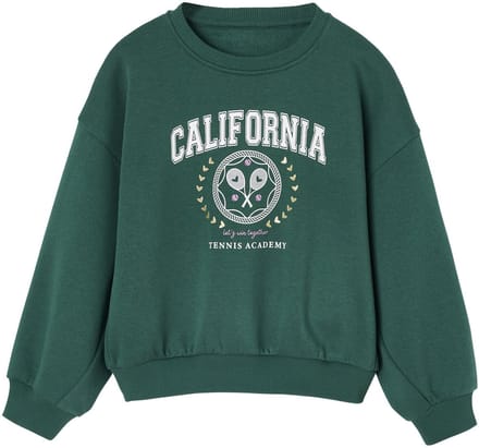 Vertbaudet Oversized sweater sportief voor meisjes