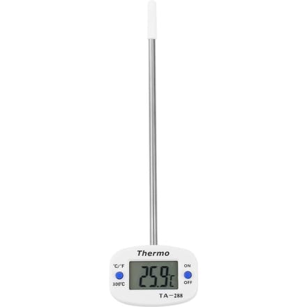 LCD Voedselthermometer Sonde Keuken Koken BBQ Grill Melk Temp Tester white