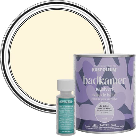 Rust-Oleum Crème Badkamer Tegelverf Matt - Slagroom 750ml