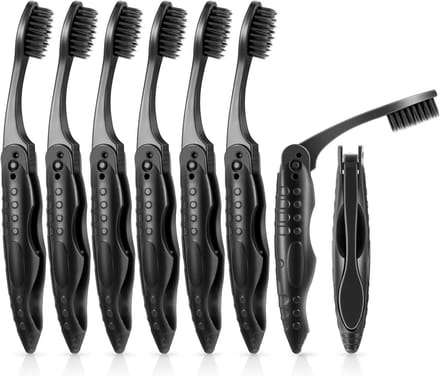 Solidchoice - Set van 8 Vouwbare Reis Tandenborstels