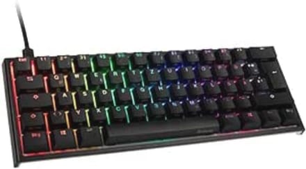 Compatibel met One 2 Mini Gaming Tastatur - MX-Brown, RGB-LED, Zwart