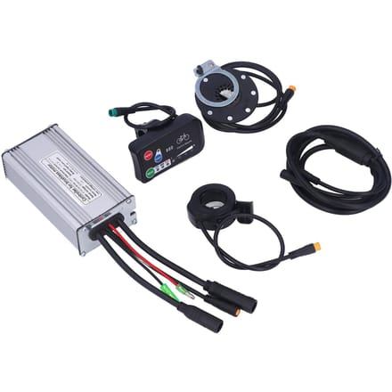 Fiets Lithium Batterij Ombouwset 22A Controller LED 880 Display 1 naar 2 Aansluitkabel Kit gray