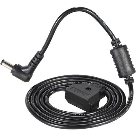 D-Tap 2-pins mannelijk naar DC 5,5 * 2,5 mm stekker netsnoerkabel voor BMCC BMPC DSLR black